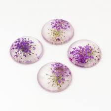 I also glued a ring of rhinestones into the bezel to make a frame for the flower. Cabochons Craft Supplies Tools 25mm Round Shape Orange And White Dried Flowers Flat Back Resin Cabochons 25mm Cabochon Diy Jewelry Jewelry Supplies
