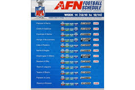 Washington stunned the steelers at home to end their attempt at. Nfl Week 14 Dec 10 14 Games On Afn Stripes Japan
