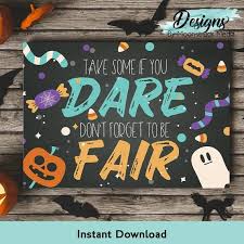 Halloween Trick or Treat Sign, Halloween Decor, Halloween Candy Sign,  Please Take One, Halloween Front Door Sign, , Take One or Two