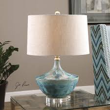 Buy Uttermost Utt 27059 1 Chasida Blue Ceramic Lamp Abajur Seramik