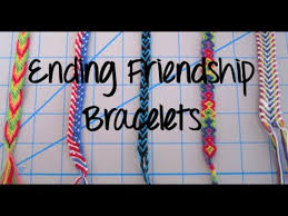 Note that the color order of your strands will be the color order of your chevron pattern. Ending Friendship Bracelets Youtube
