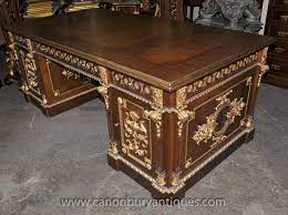 Rated 5 out of 5 stars. Canonbury Ornate French Empire Partners Desk Kingwood And Gilt Partners Desk Unique Dining Tables Provencal Decor