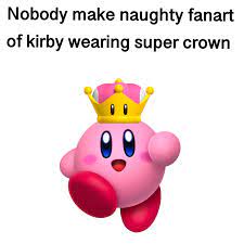 Kirby wearing super crown : r/lostpause