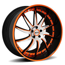 Black And Orange Rims Pin On Donz Wheels