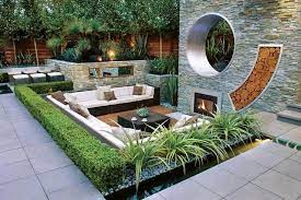 Thoughtful landscape design is the key to creating an outdoor oasis. Decoration In Modern Landscaping Ideas Modern Landscaping Home Interior Design Ideas Mode Modern Garden Design Backyard Landscaping Designs Modern Landscaping