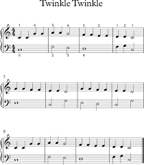 Twinkle Little Star Music Worksheets Balok Genius