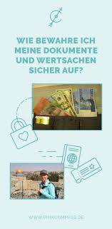 Wie Bewahre Ich Meine Dokumente Und Wertsachen Sicher Auf Sachen Packliste Urlaub Reisen