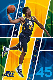 Donovan mitchell looked into the sea of red and yellow in the stands of vivint smart home arena. Amazon Com Trends International Nba Utah Jazz Donovan Mitchell 18 Wall Poster 22 375 X 34 Unframed Version Home Kitchen