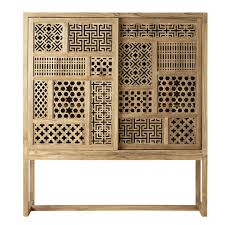 Cabinet De Rangement Ajoure 2 Portes En Teck Kasbah Maisons Du Monde Cabinet De Rangement Meuble Rangement Teck