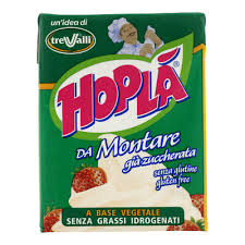 Scheda prodotto per panna spray vegetale per dolci 250ml halta presente nella categoria latte burro uova/panne e besciamelle/panna/besciamella vegetale. Hopla Panna Da Montare Zuccherata No Grassi Animali Per Dolci Torte Gelato 200ml Ebay