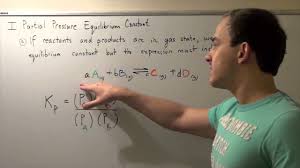 Pressure attributed to a component gas in a mixture. Partial Pressure Equilibrium Constant Youtube