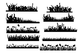 Download Cheering Crowd Silhouette Svg Png Dxf Eps Graphic By Retrowalldecor Creative Fabrica In 2020 Silhouette Svg Silhouette Clip Art Silhouette Design Studio PSD Mockup Templates