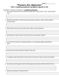 Flowers For Algernon Short Story Reading Questions And Activities In 2020 Flowers For Algernon This Or That Questions Short Stories