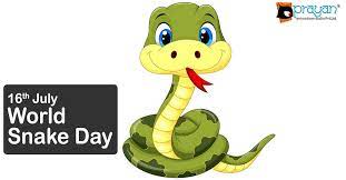 16th July World Snake Day In 2020 Day Mario Characters New Day