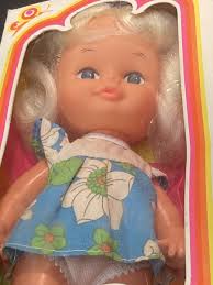 Vintage Joyce Doll In Box Made In Hong Kong, Blue Box Product, Doll SH5