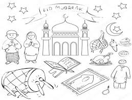 Idul fitri sangatlah di tunggu bagi seluruh umat islam yang ada di seluruh dunia, dan biasanya menandakan akan hari raya. Gambar Mewarnai Idul Fitri Sukagambarku