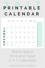 Presenting The 2017 Printable Calendar Just A Simple Printable Calendar For Less Than 1 Print It And Printable Calendar 2017 Printable Calendar Etsy Advice