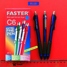 Pulpen Faster C6 Pack 12 Pcs Original Shopee Indonesia