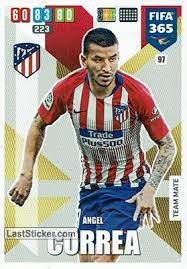 2020 angel correa 31/50 topps finest uefa champions league. Card 97 Angel Correa Panini Fifa 365 2019 2020 Adrenalyn Xl Laststicker Com