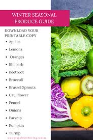Australian Winter Seasonal Fruit And Vegetable Guide Fruit In Season Broccoli And Brussel Sprouts Vegetables