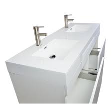 buy 57 inch modern double sink vanity
