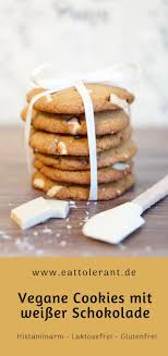 Schnelles Rezept Fur Amerikanische Cookies Mit Weisse Schokolade Weich Einfach Und Vegan Ohne Ei Cookies Ame Lebensmittel Essen Kochen Und Backen Rezepte