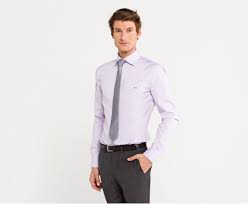 Índice del artículo 1 1ª norma: Camisa A Medida Oxford Morada De Algodon Ivy Mansolutely