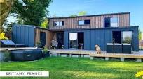 Luxury 6 Shipping Container House in Dinan, Brittany, France