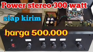 Check spelling or type a new query. Power Ampli Rakitan 300 Watt Stereo Harga 500 000 Untuk Speaker 12 Inch Muxy