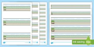 Early finishers can also color the letter. Handwriting Dotted Thirds Guides Primary Resources