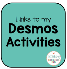 Catalog Of Desmos Activities For High School Math Teaching High School High School Math Teaching