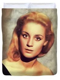 Mary Ure, Vintage Actress Duvet Cover by Esoterica Art Agency