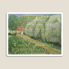 Das lied möge die straße gehört zur serie neue geistliche lieder und ist die übersetzung eines irischen segenswunsches. Irischer Segen Geschenke Merchandise Redbubble