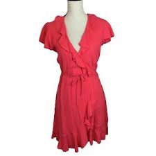 Draper James Wrap Dress Size 2 8 10 12 Coral Lip Nwt 125 Ebay