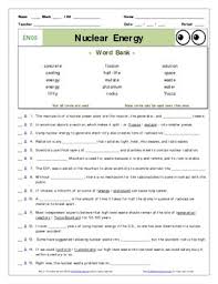 Bill nye's energy episode will really keep you moving. An Eyes Of Nye Nuclear Energy En05 Worksheet Ans Sheet And Two Quizzes Nuclear Energy Energy Science Unit Math Review Worksheets