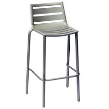 Much like bar stools with backs, stools with arms also offer more support and are more comfortable, however they also take up more space. Modern Grey Outdoor Bar Stools Allmodern