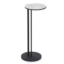 Sting Tall Accent Table Calacatta Ceramic Tall Accent Table Modern Furniture Living Room Table