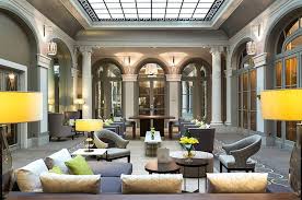 Paris Marriott Opera Ambassador Hotel Paris Francia Hotel Lobby Luxury Hotel Hotel