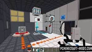 Portal gun mod is made with incredibly high quality and will please fans of the portal game series. Portal Blocks Guns Turrets Mod For Minecraft 1 12 2 Pc Java Mods