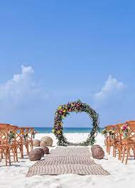 Plan Your Destination Wedding Or Honeymoon At A Sandos Hotel Resorts In Mexico Via Apple Vacati Wedding Honeymoons Wedding Beach Ceremony Destination Wedding