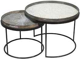 Darjen candle holders tray rocks, home decor accents gift set, natual votive candlescape candle holder set of 3 tea light, small coffee table decor, gift for birthday, mother's day, anniversary 4.5 out of 5 stars 1,145 Buy Low Round Tray Table Set The Furn Shop