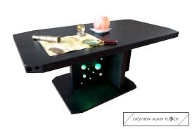 table basse totem table basse coin de table bois massif