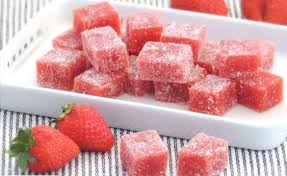 Pates De Fruits A La Fraise Au Thermomix Recette Thermomix Pate De Fruit Recette Recettes De Cuisine Pates De Fruits Maison