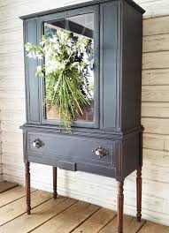 Is a welcome addition in your dining room. Sold Black Antique Small China Cabinet Market House Restorations