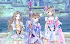 Customise your ps4™ system with this cool theme. Wallpaper Game Flower Bear Blonde Asian Pose Cute Warrior Oriental Asiatic Strong Sugoi Hana Subarashii Bishojo Seifuku Images For Desktop Section Igry Download
