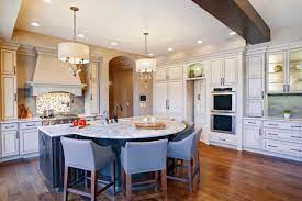 Check spelling or type a new query. Kitchen Island With Seating For 4 Granite Countertops Recessed Panel Cabinets Hardwood Floors M Round Kitchen Island Kitchen Design Kitchen Island With Seating
