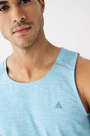 Light blue store gym top