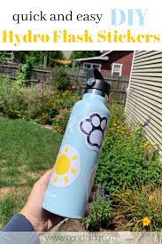 Quick And Easy Diy Hydro Flask Stickers G And L Blog Easy Diy Hydroflask Stickers How To Make Stickers