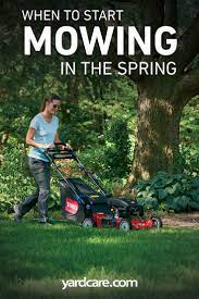 When To Start Mowing In Spring Toro Yard Care Blog Mowing Healthy Grass Lawn Care Tips