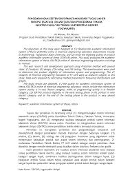 Yang dimaksud abstrak di sini adalah bagian penting dalam penulisan karya ilmiah. Contoh Abstrak Skripsi Elektro Frasmi